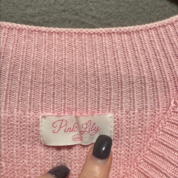 Pink Lily Multicolor Knit Sweater - Picture 3 of 5